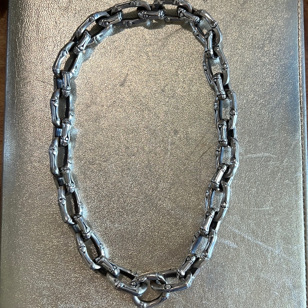 COPY - John Hardy sterling silver bamboo link 18” necklace